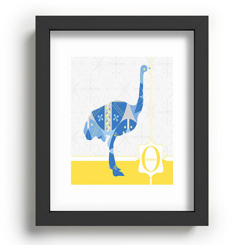 Jennifer Hill Mister Ostrich Recessed Framing Rectangle