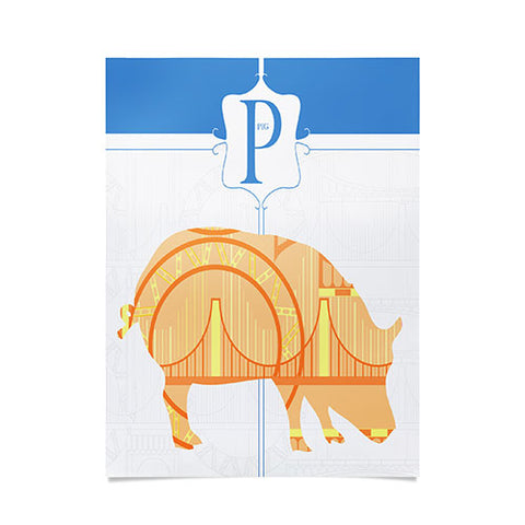 Jennifer Hill Mister Pig Poster