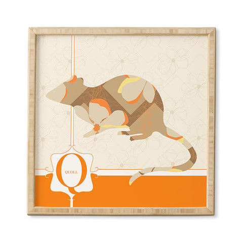 Jennifer Hill Mister Quoll Framed Wall Art