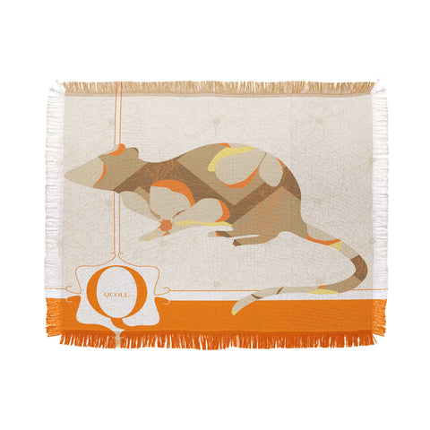 Jennifer Hill Mister Quoll Throw Blanket