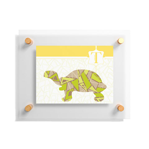 Jennifer Hill Mister Tortoise Floating Acrylic Print