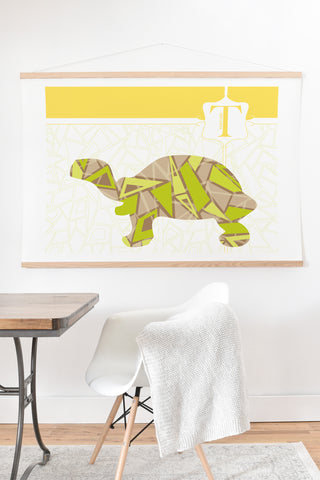 Jennifer Hill Mister Tortoise Art Print And Hanger