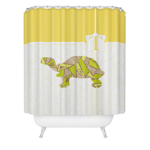 Jennifer Hill Mister Tortoise Shower Curtain