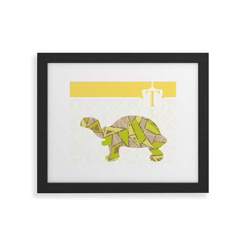Jennifer Hill Mister Tortoise Framed Art Print