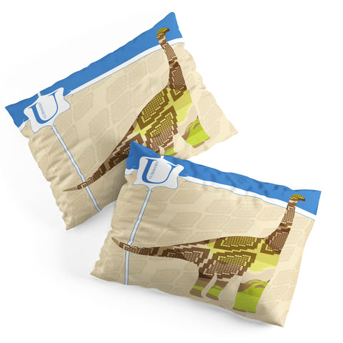 Jennifer Hill Mister Ultrasaurus Pillow Shams