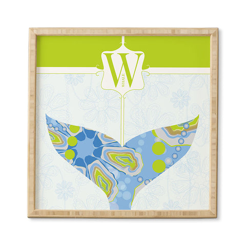 Jennifer Hill Mister Whale Framed Wall Art