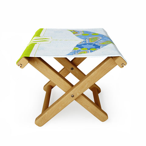 Jennifer Hill Mister Whale Folding Stool