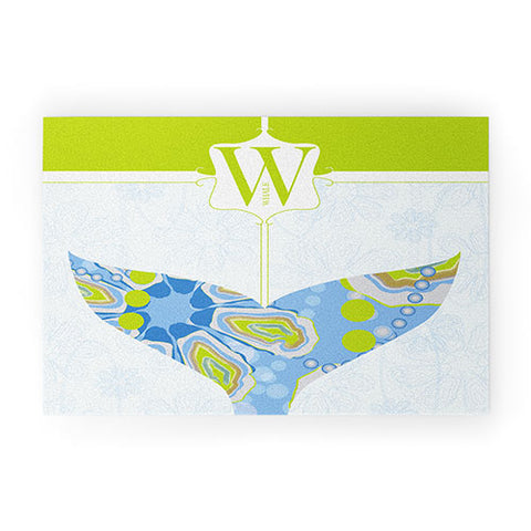 Jennifer Hill Mister Whale Welcome Mat