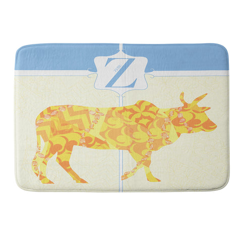 Jennifer Hill Mister Zebu Memory Foam Bath Mat