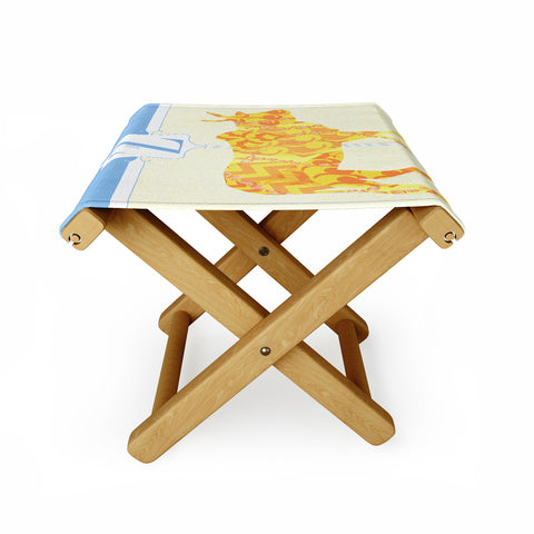 Jennifer Hill Mister Zebu Folding Stool