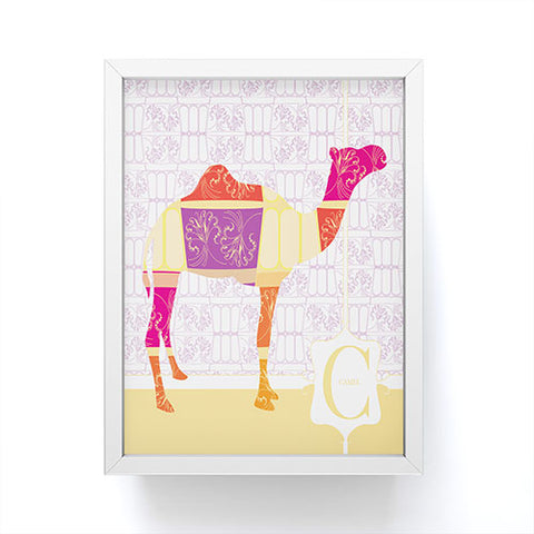 Jennifer Hill Moroccan Camel Framed Mini Art Print