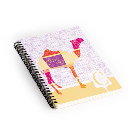Jennifer Hill Moroccan Camel Spiral Notebook