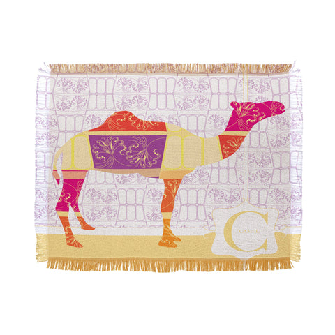 Jennifer Hill Moroccan Camel Throw Blanket