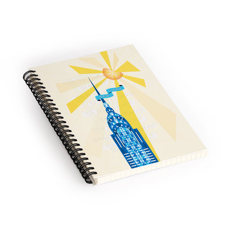 Jennifer Hill New York City Chrysler Building Spiral Notebook