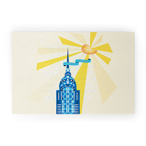 Jennifer Hill New York City Chrysler Building Welcome Mat