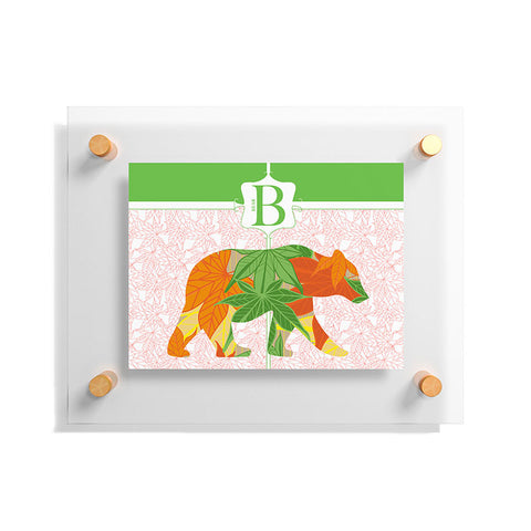 Jennifer Hill Pacific Bear Floating Acrylic Print