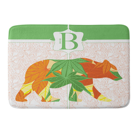 Jennifer Hill Pacific Bear Memory Foam Bath Mat