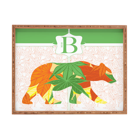 Jennifer Hill Pacific Bear Rectangular Tray