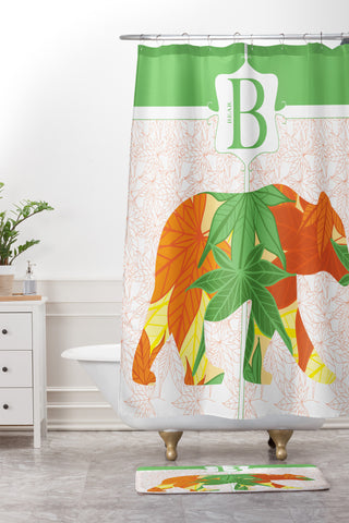 Jennifer Hill Pacific Bear Shower Curtain And Mat