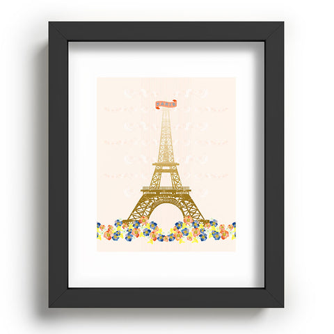 Jennifer Hill Paris Eiffel Tower Recessed Framing Rectangle