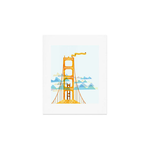 Jennifer Hill San Francisco Golden Gate Art Print