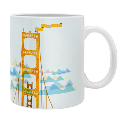 Jennifer Hill San Francisco Golden Gate Coffee Mug