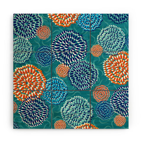 Jennifer Hill Summer Lake Wood Wall Mural