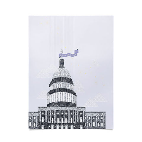 Jennifer Hill Washington DC Capitol Building Poster