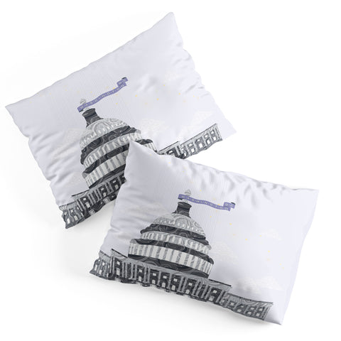 Jennifer Hill Washington DC Capitol Building Pillow Shams