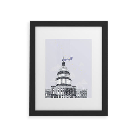 Jennifer Hill Washington DC Capitol Building Framed Art Print