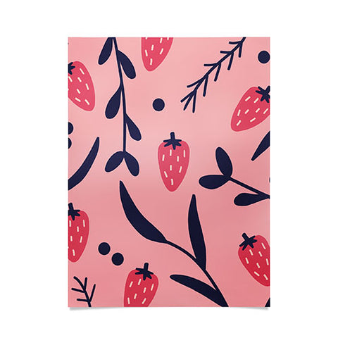 Jenny Chang-Rodriguez Strawberries I Poster