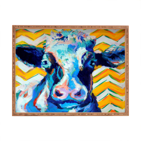 Jenny Grumbles Chevron Charlie Rectangular Tray