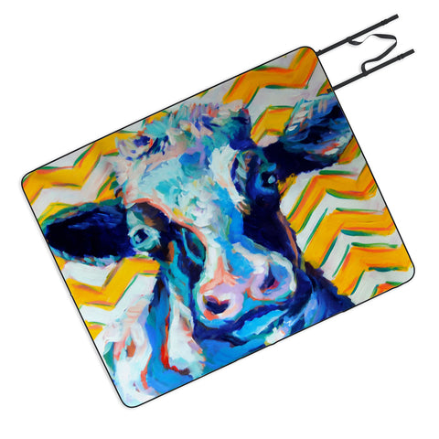 Jenny Grumbles Chevron Charlie Picnic Blanket