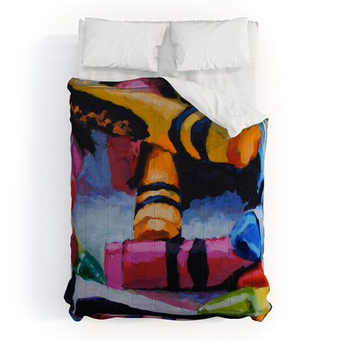 Jenny Grumbles Crayons 4 Comforter