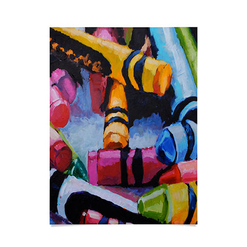 Jenny Grumbles Crayons 4 Poster