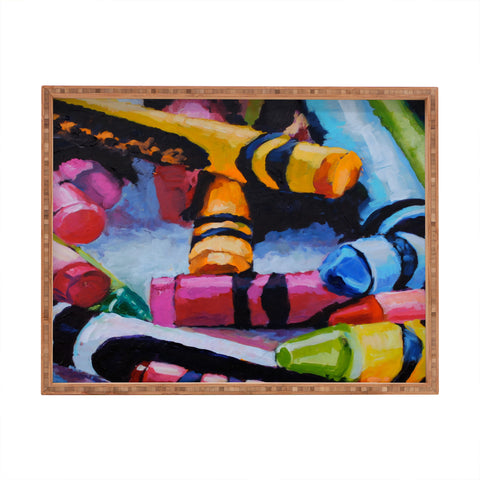 Jenny Grumbles Crayons 4 Rectangular Tray