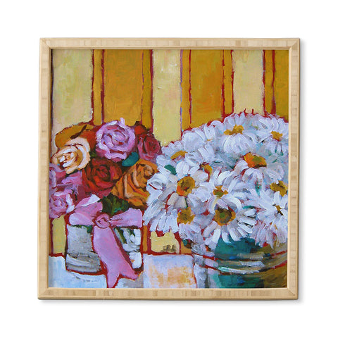 Jenny Grumbles Daisies and Roses Framed Wall Art