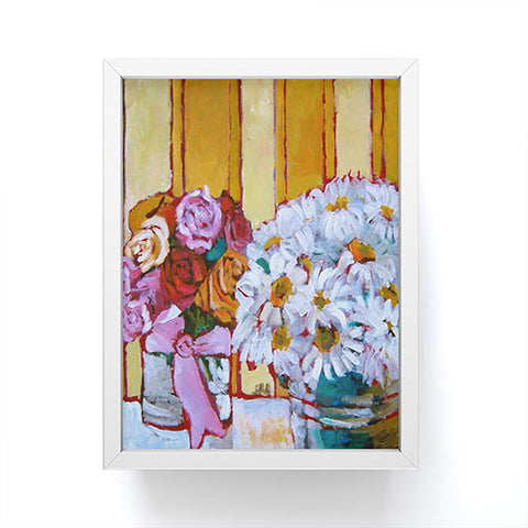 Jenny Grumbles Daisies and Roses Framed Mini Art Print