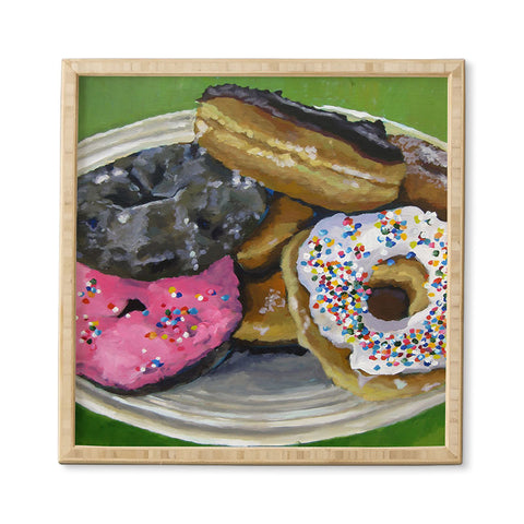 Jenny Grumbles Donuts Framed Wall Art