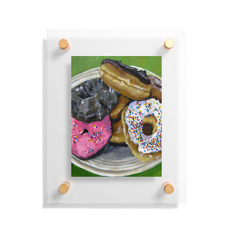 Jenny Grumbles Donuts Floating Acrylic Print
