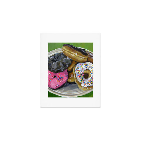 Jenny Grumbles Donuts Art Print