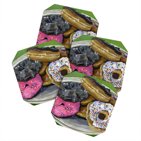 Jenny Grumbles Donuts Coaster Set