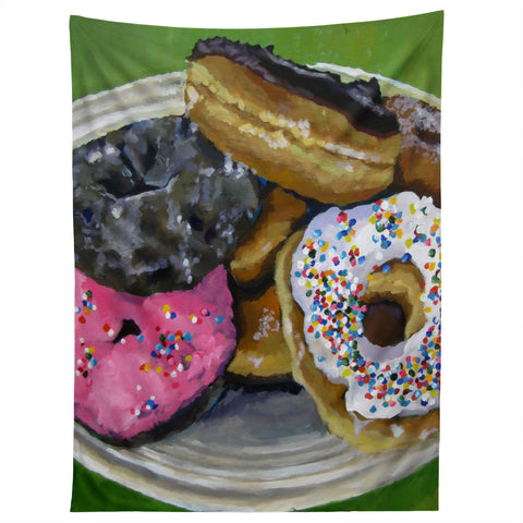 Jenny Grumbles Donuts Tapestry