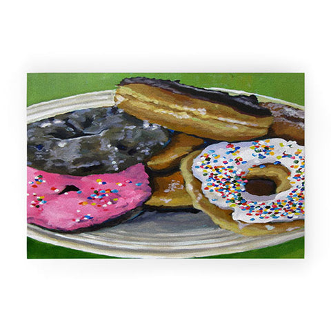Jenny Grumbles Donuts Welcome Mat