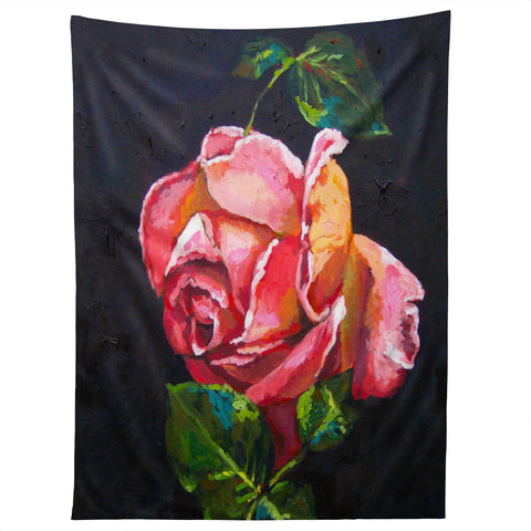 Jenny Grumbles Pink Rose Tapestry