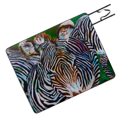 Jenny Grumbles Study In Stripes Picnic Blanket