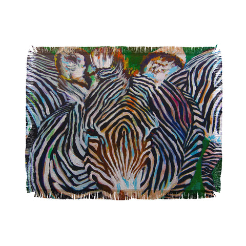 Jenny Grumbles Study In Stripes Throw Blanket