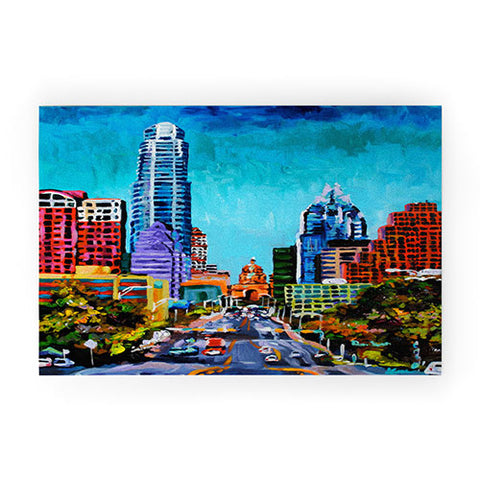 Jenny Grumbles Up South Congress Welcome Mat