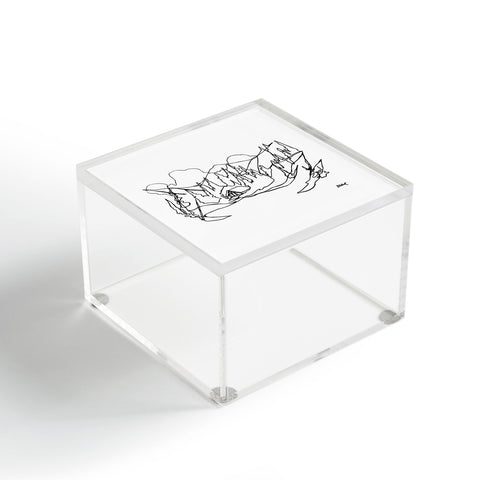 Jessa Gilbert Cozy Winter Cabin Acrylic Box