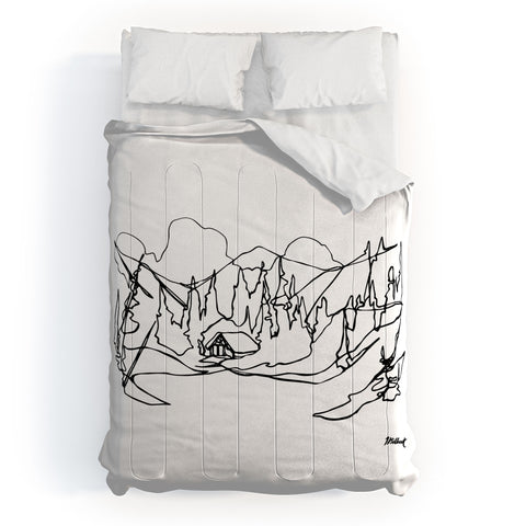 Jessa Gilbert Cozy Winter Cabin Comforter